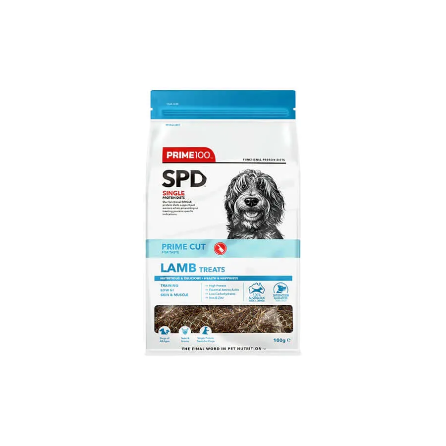 Prime100 SPD Prime Cut Lamb Treats - 100g