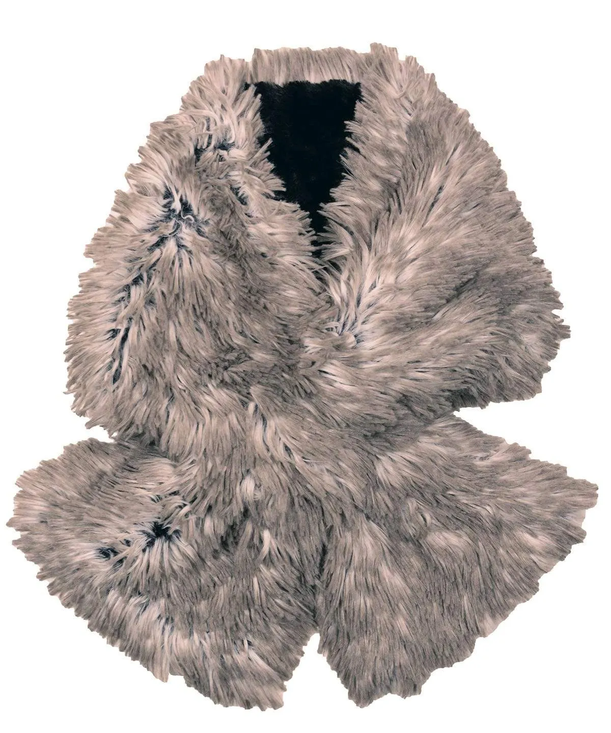 Pull-Thru Scarf - Fox Faux Fur