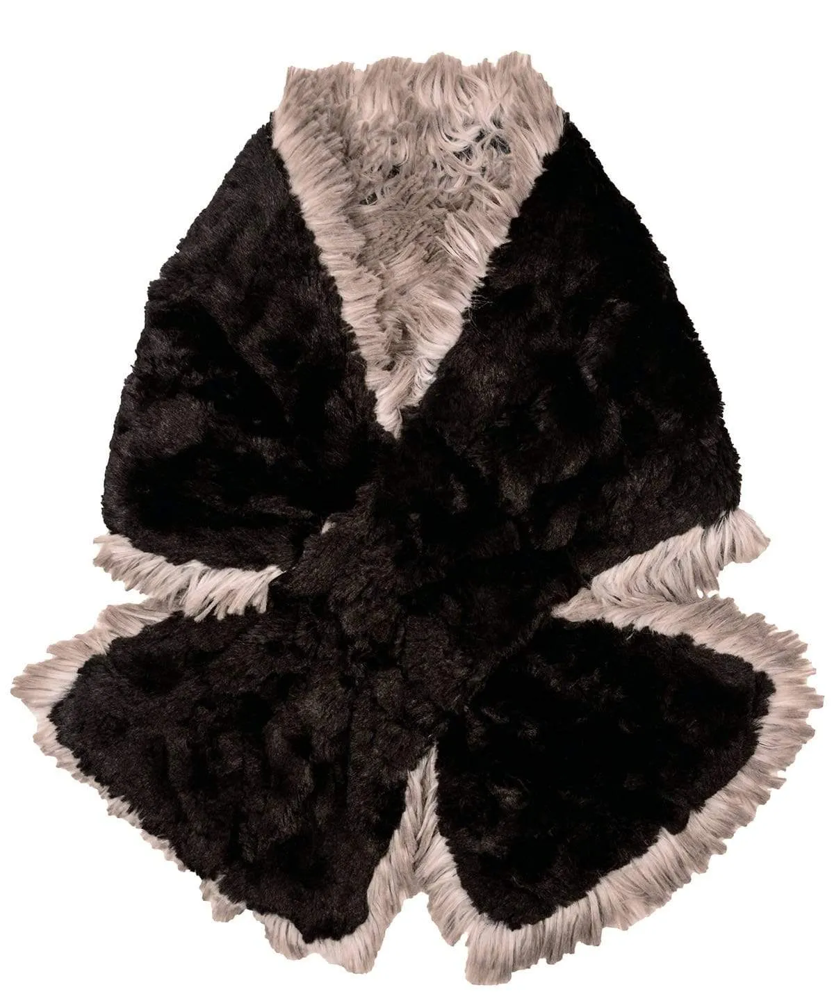 Pull-Thru Scarf - Fox Faux Fur