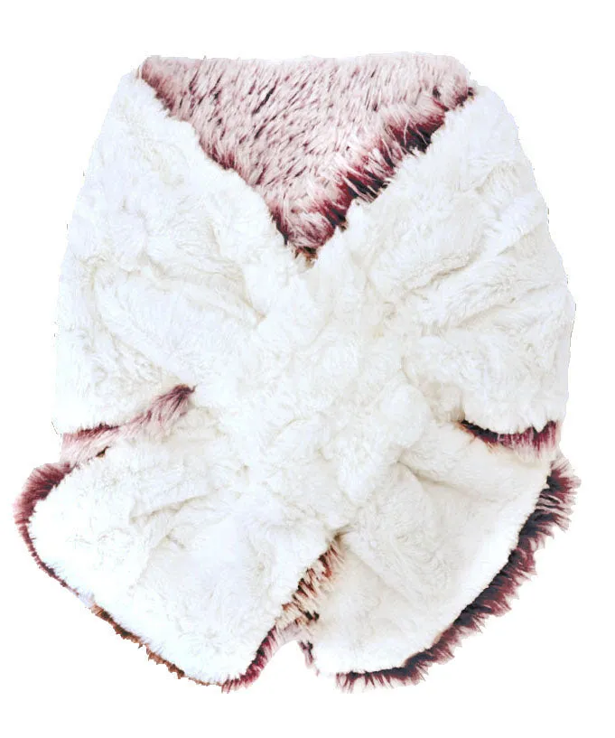 Pull-Thru Scarf - Fox Faux Fur