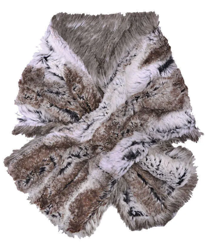 Pull-Thru Scarf - Fox Faux Fur