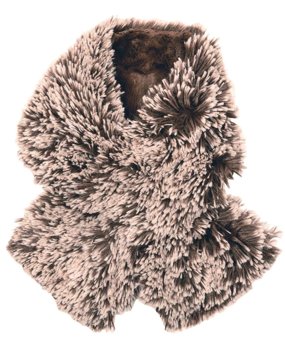 Pull-Thru Scarf - Fox Faux Fur