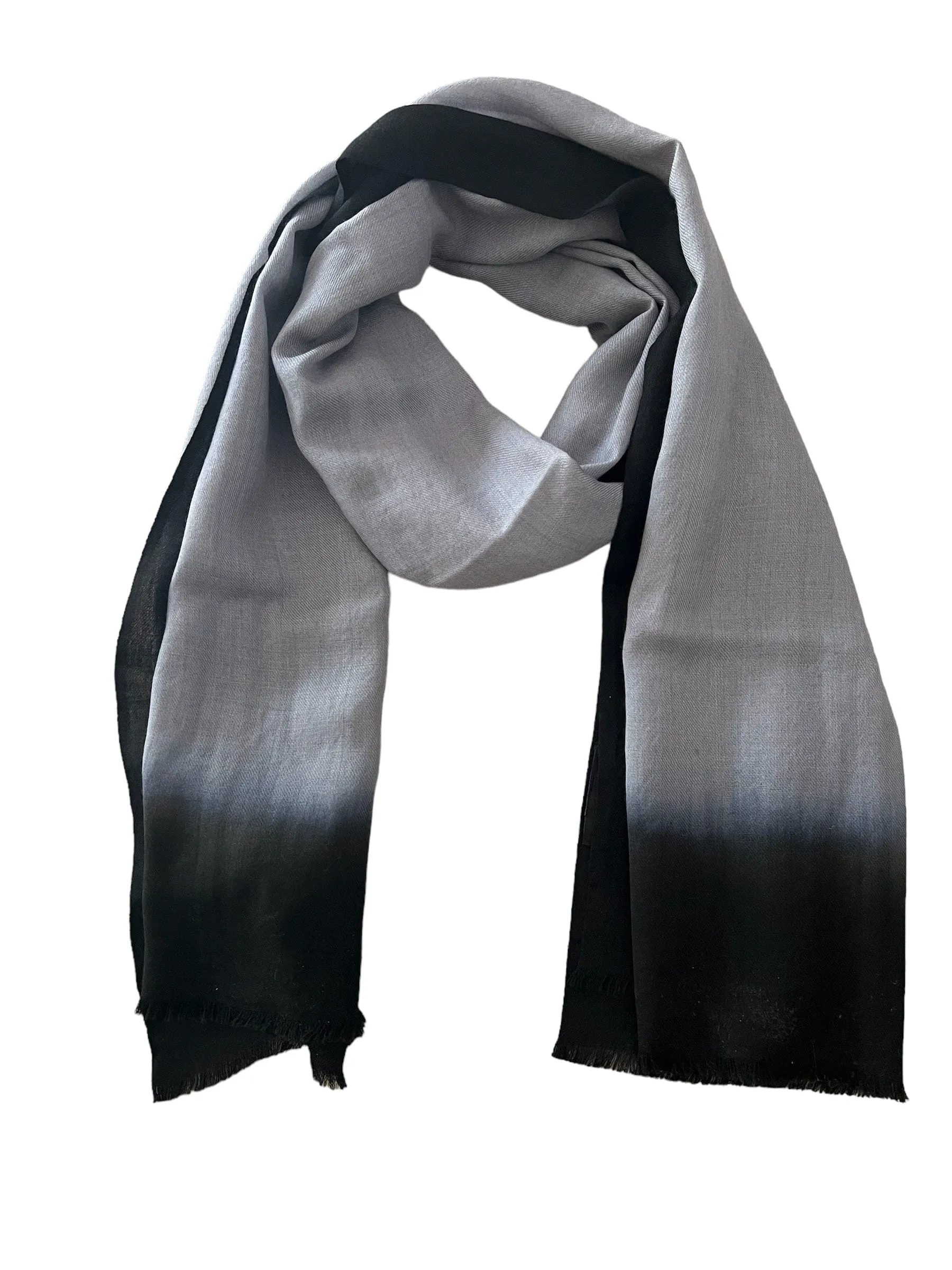 ✨Pure Wool Scarf - Grey Lilac Black