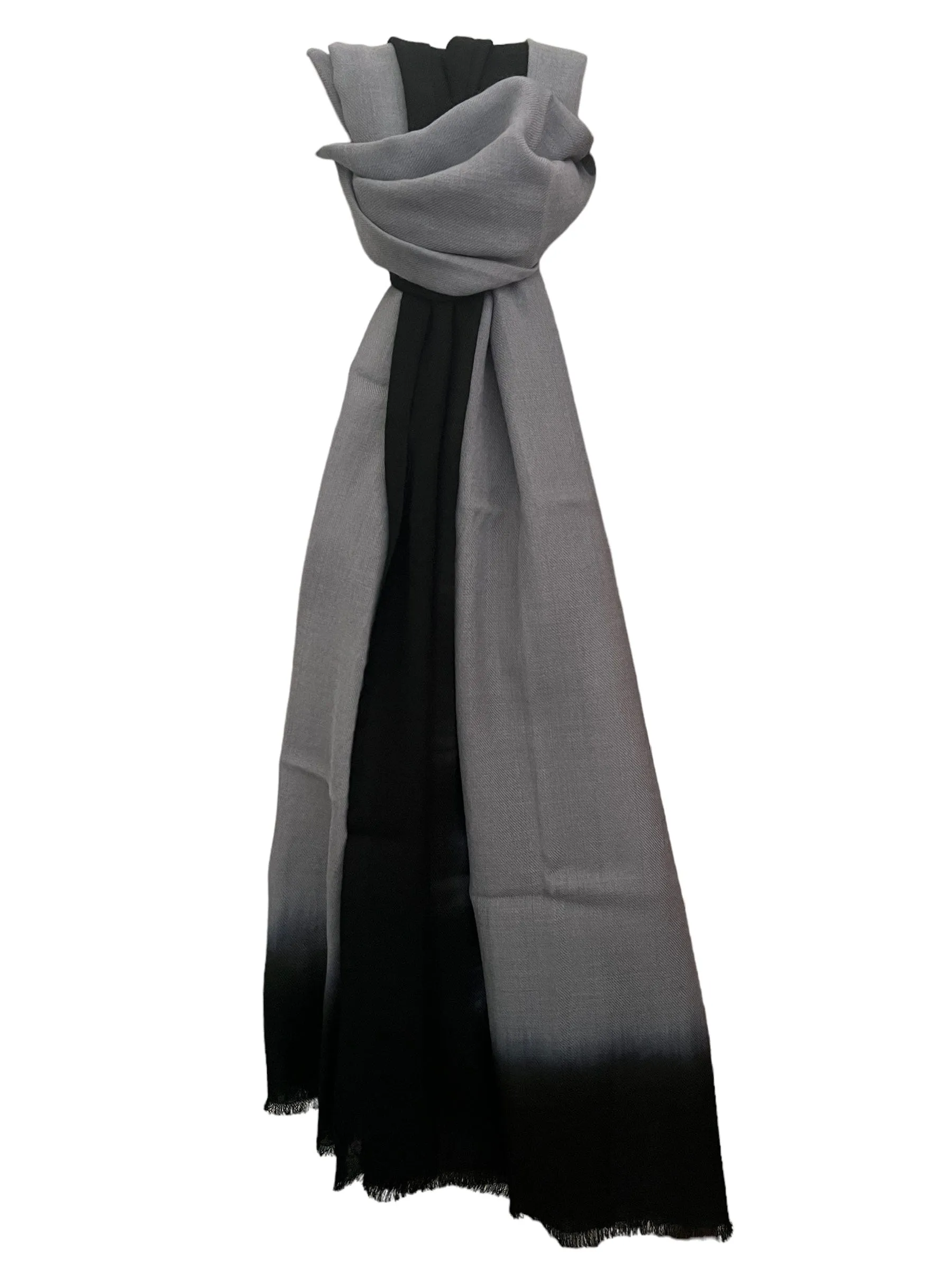 ✨Pure Wool Scarf - Grey Lilac Black