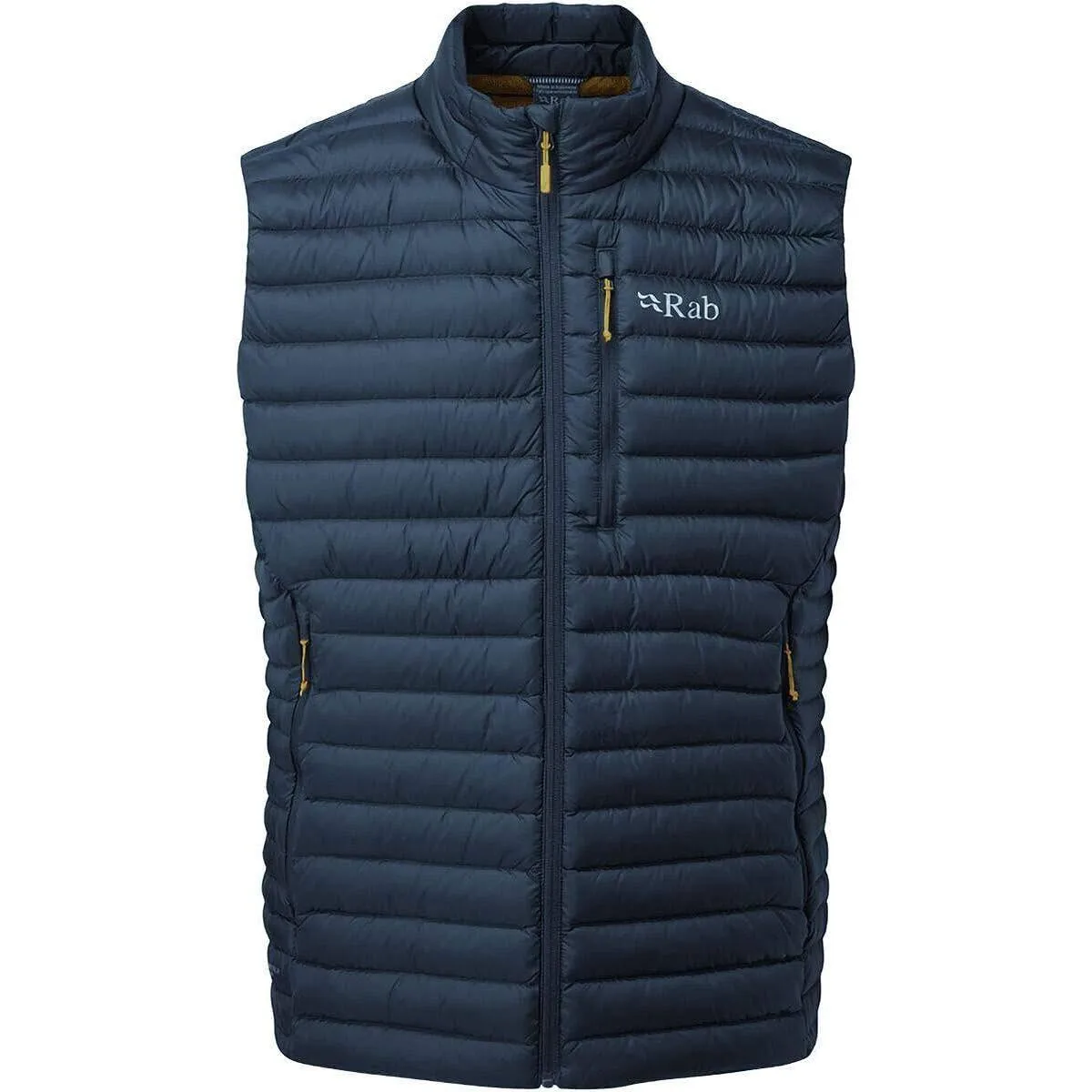 RAB Men's Microlight Down Insulated Lightweight Vest for Hiking and Skiing