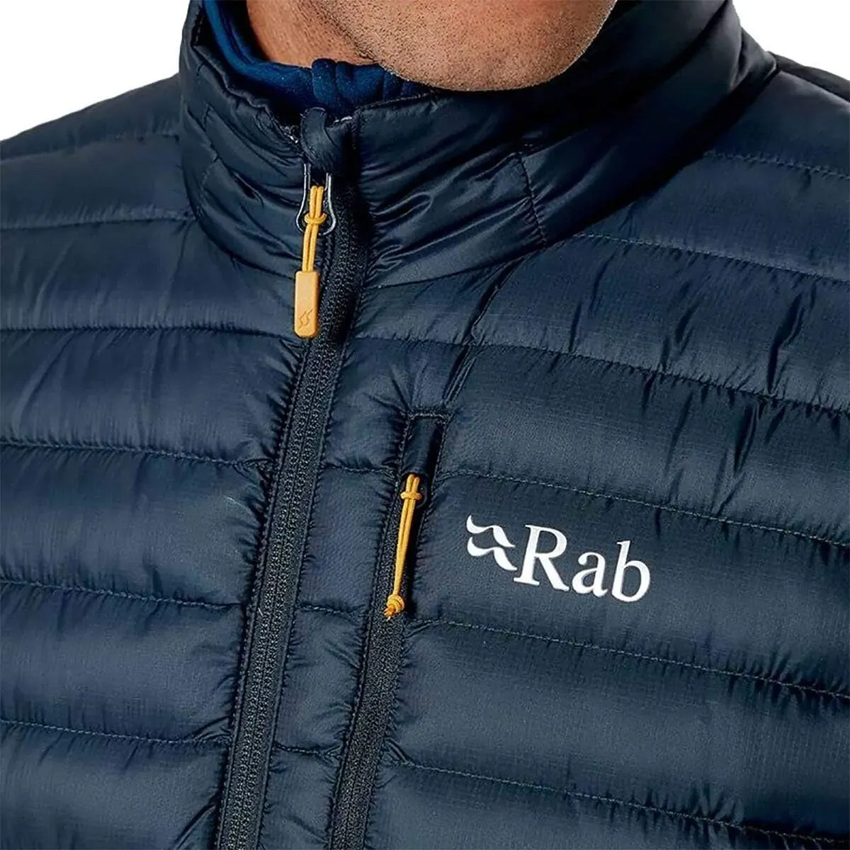 RAB Men's Microlight Down Insulated Lightweight Vest for Hiking and Skiing