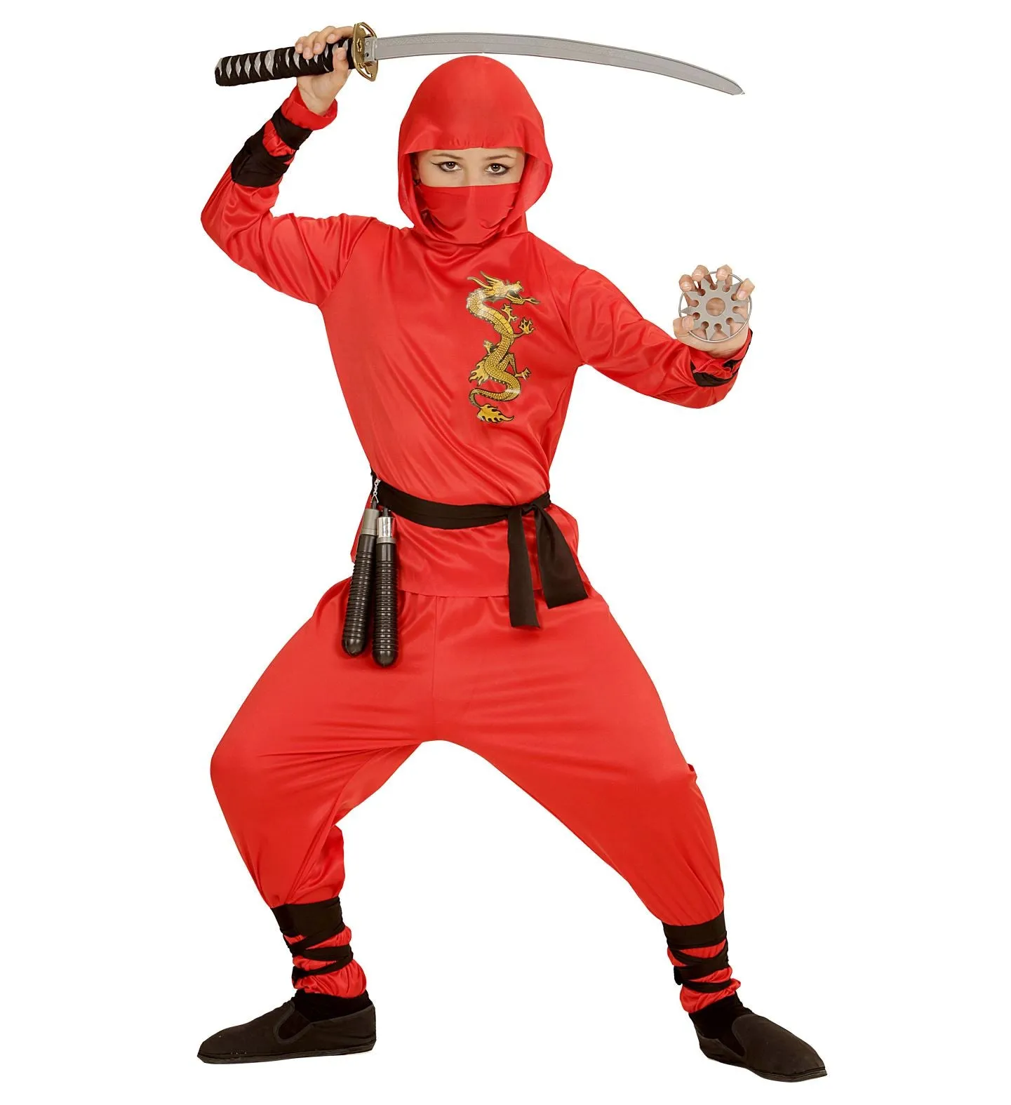 Red Dragon Ninja Costume