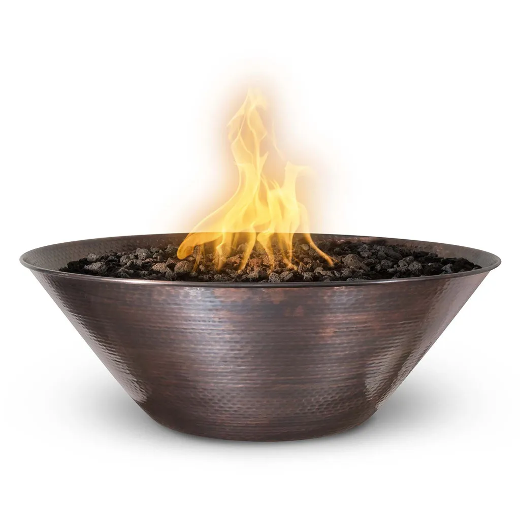 Remi Round 31" Fire Bowl, Copper - Fire Feature