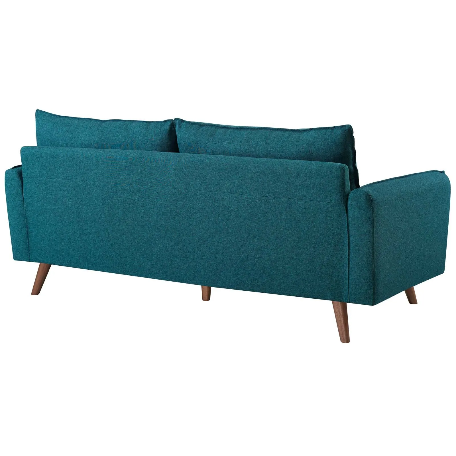 Revive Upholstered Fabric Sofa and Loveseat Set Teal EEI-4047-TEA-SET