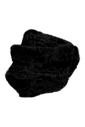 Rex Rabbit Infinity Fur Scarf