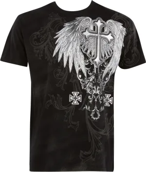 Sakkas Miguel Moto Cross Printed Mens Graphic T-Shirt