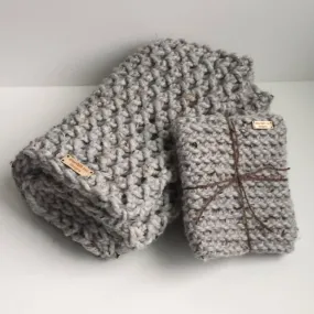 Scarf and Boot Cuffs Set