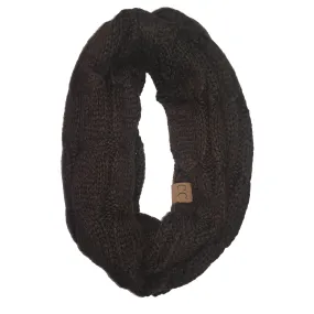 SF-800 Brown Infinity Scarf