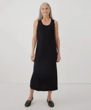 Softspun Tank Midi Dress - Black