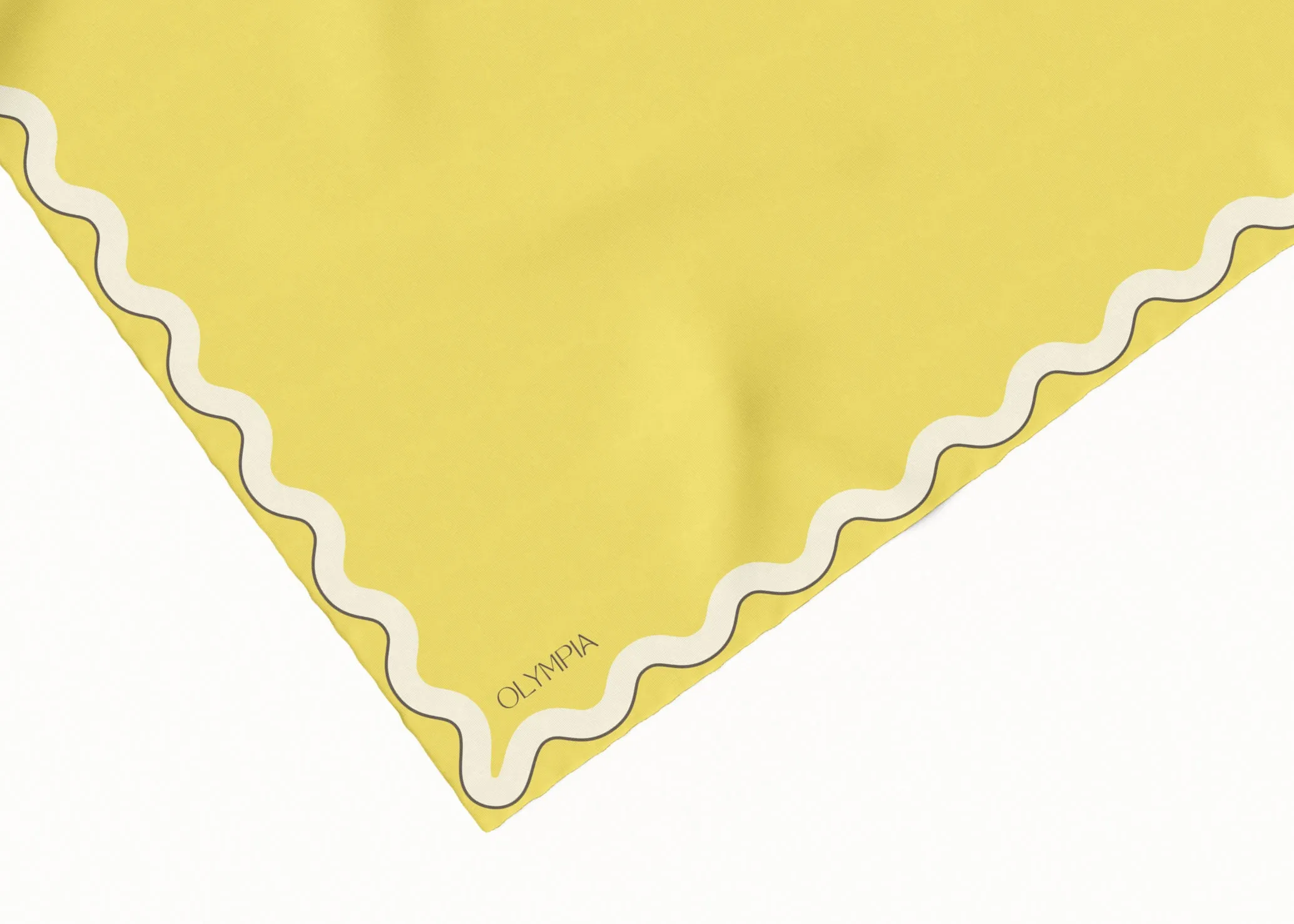 Sophie Lemon Drop v2 Silk Scarf - 89x89cm