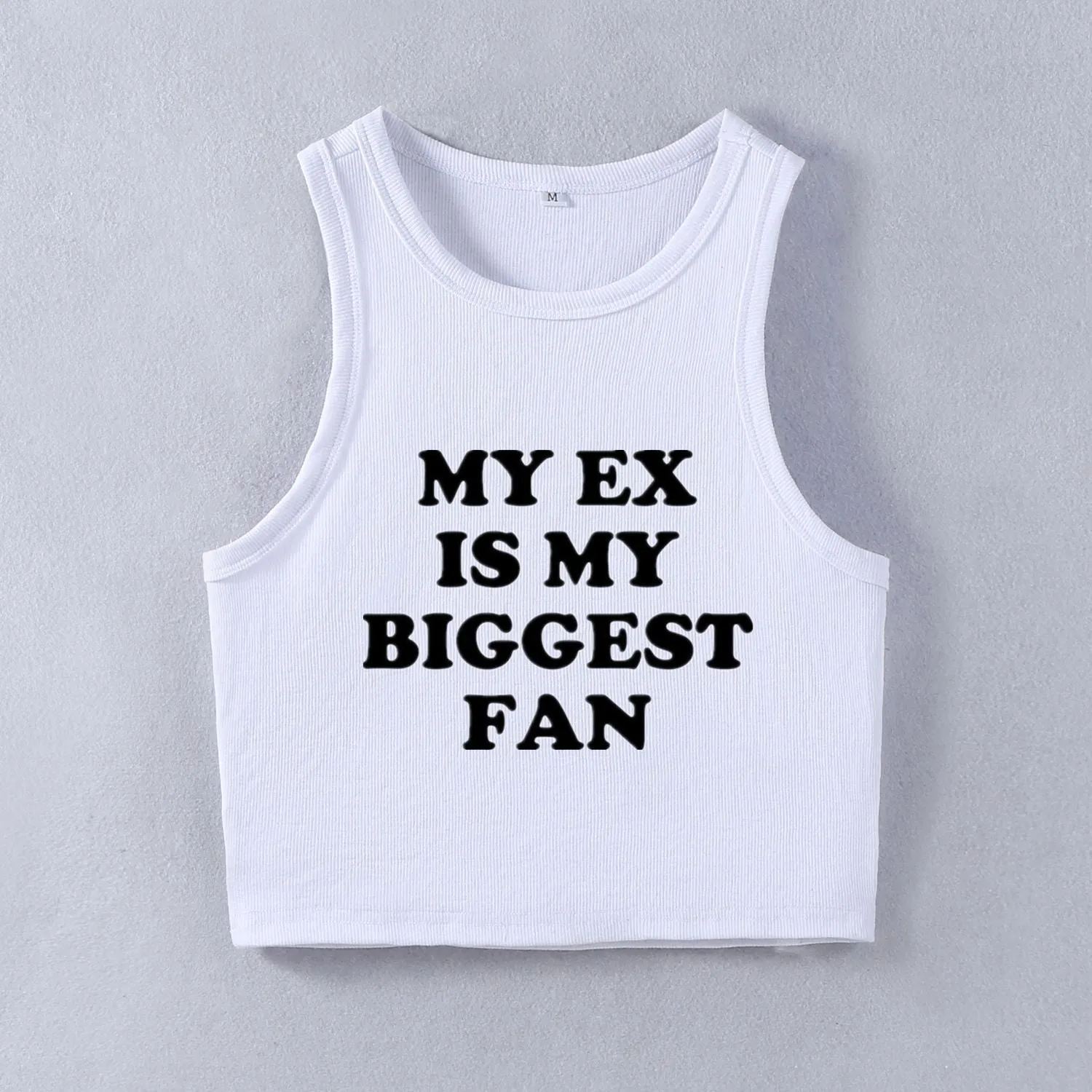 Street Hipster Biggest Fan Short Vest Women Clothing