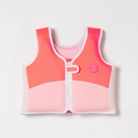 SUNNYLIFE - Melody the Mermaid Swim Vest Neon Strawberry