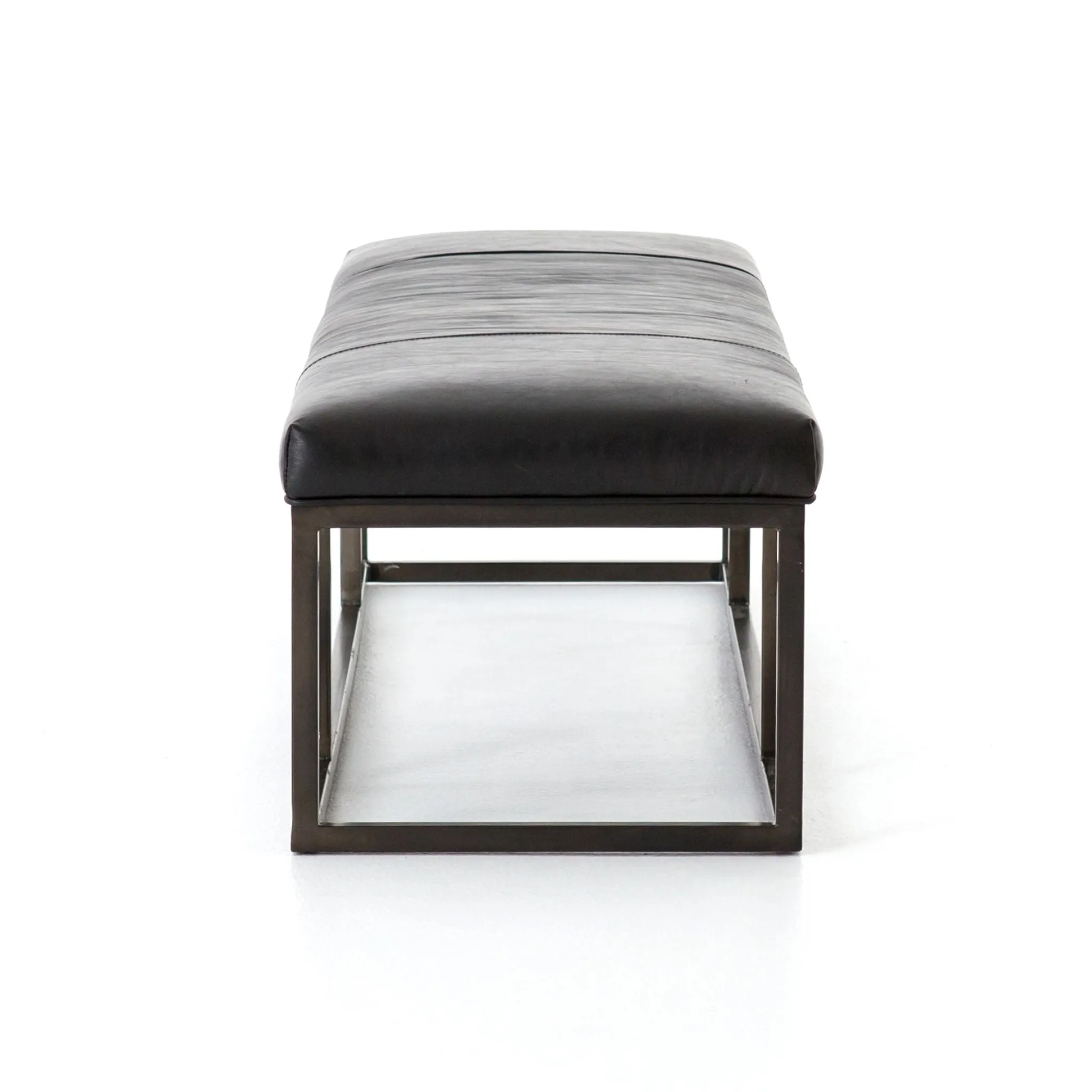 Tailored Bench, Leather Rider Black