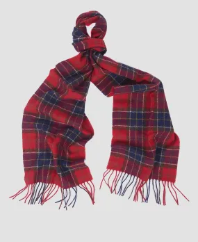 Tartan Lambswool Scarf - Red Tartan