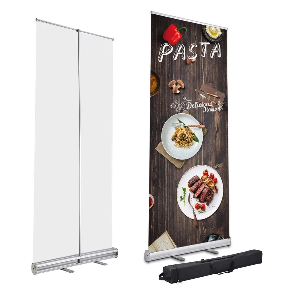 TheLAShop 33" x 79" Aluminum Rollup Retractable Banner Stand