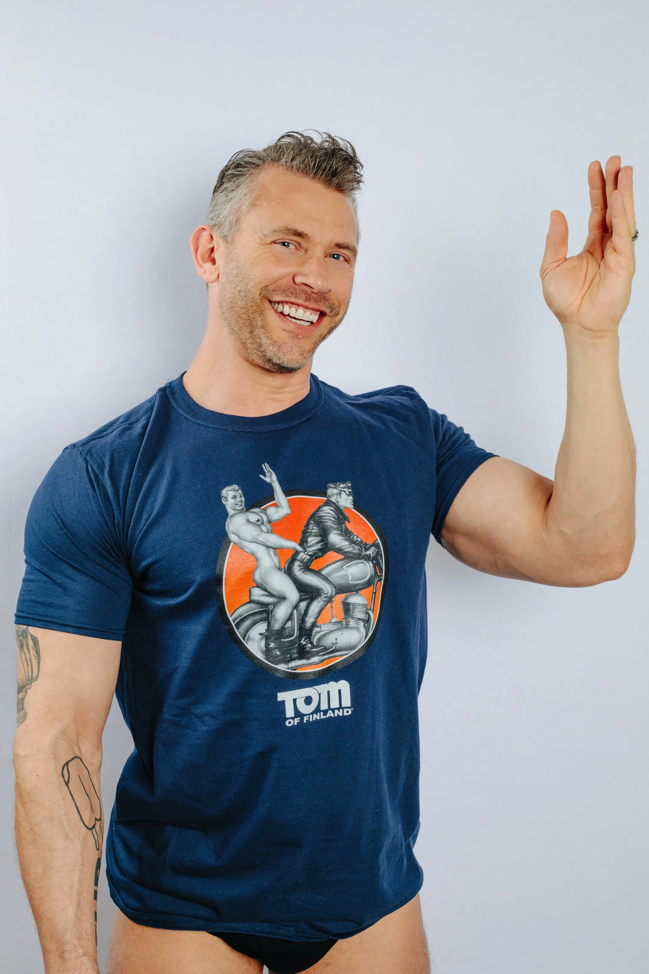 Tom of Finland Easy Rider Tee by Peachy Kings