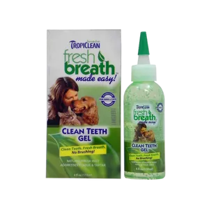 TropiClean Fresh Breath Clean Teeth Gel, 4-oz