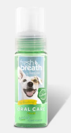 Tropiclean Fresh Breath Oral Care Foam For Pets