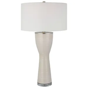 Uttermost Amphora Off-White Glaze Table Lamp