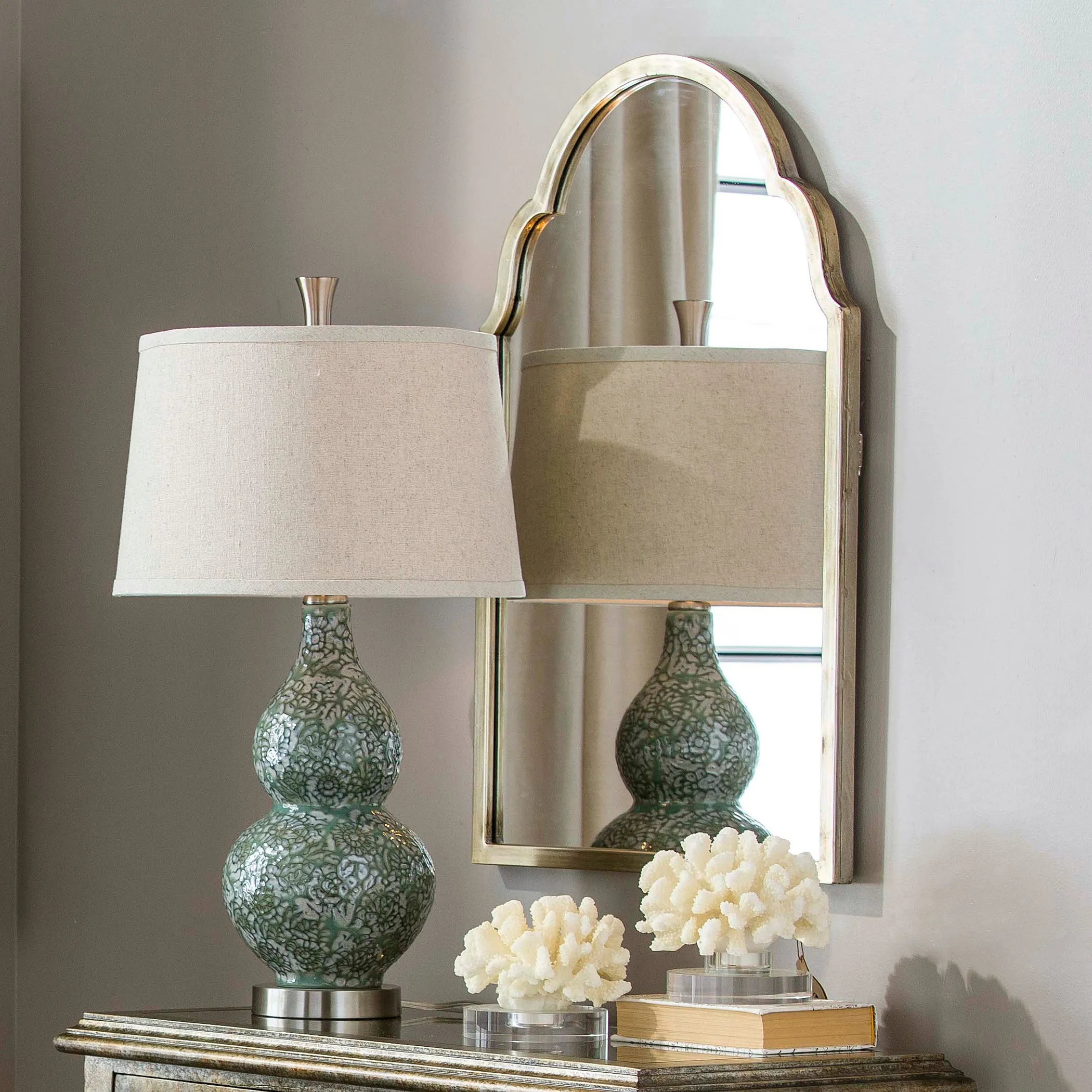 Uttermost Brayden Petite Silver Arch Mirror