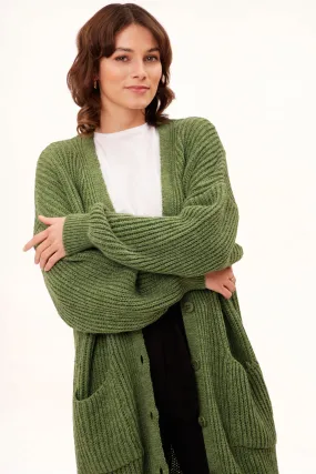 UVR Berlin cardigan eilaina green melange