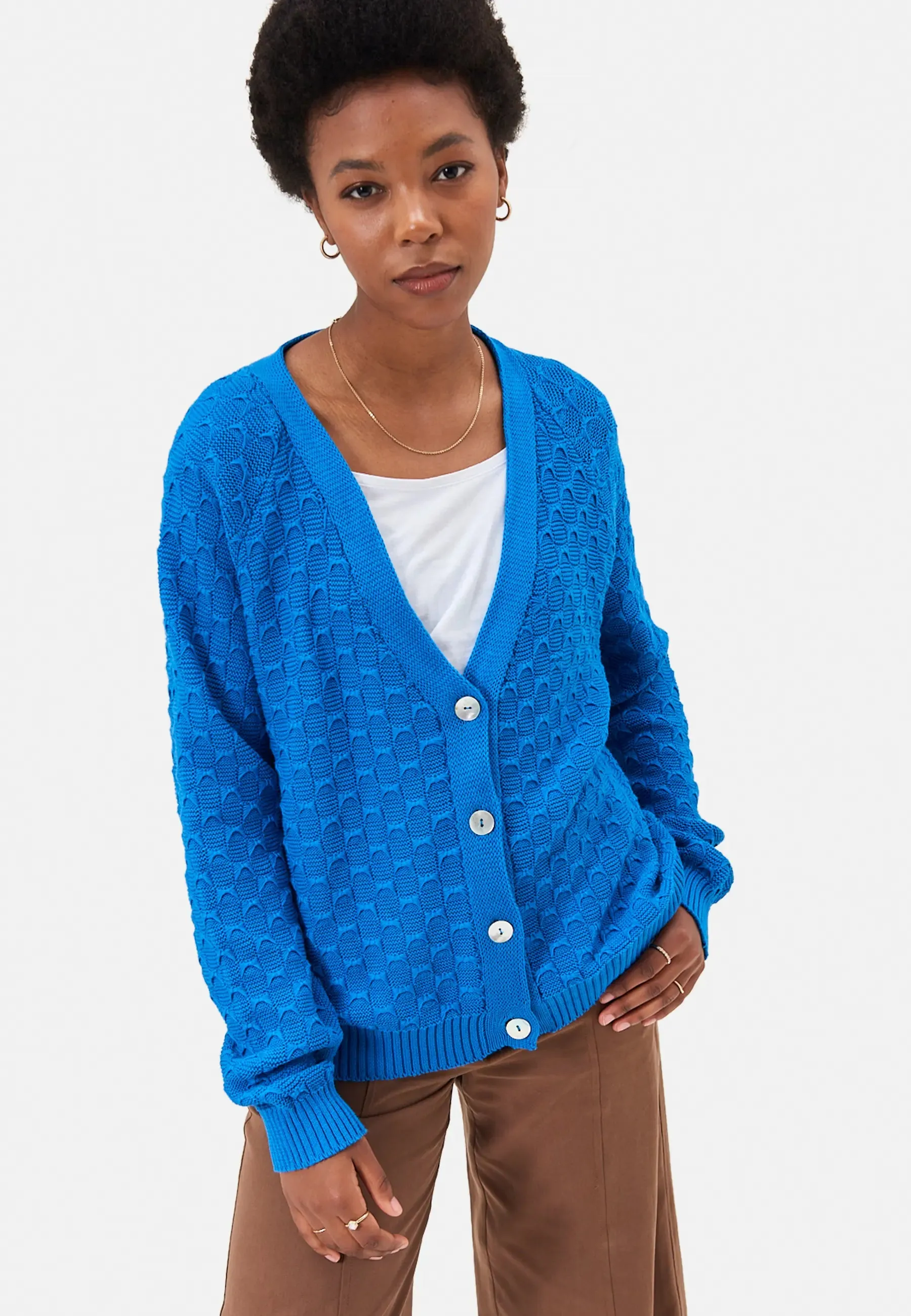 UVR Berlin FE cardigan Valliina 241 blue