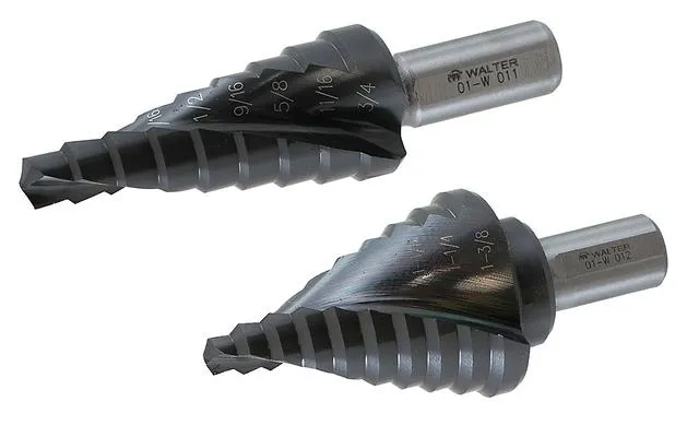 Walter 01W011 1/4" - 3/4" Spiral Multi-Step™ Drill Bit (1 Drill Bit)