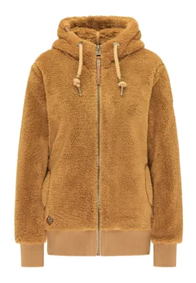 Warm vest van teddy stof | Ragwear sweatshirt Vilma camel