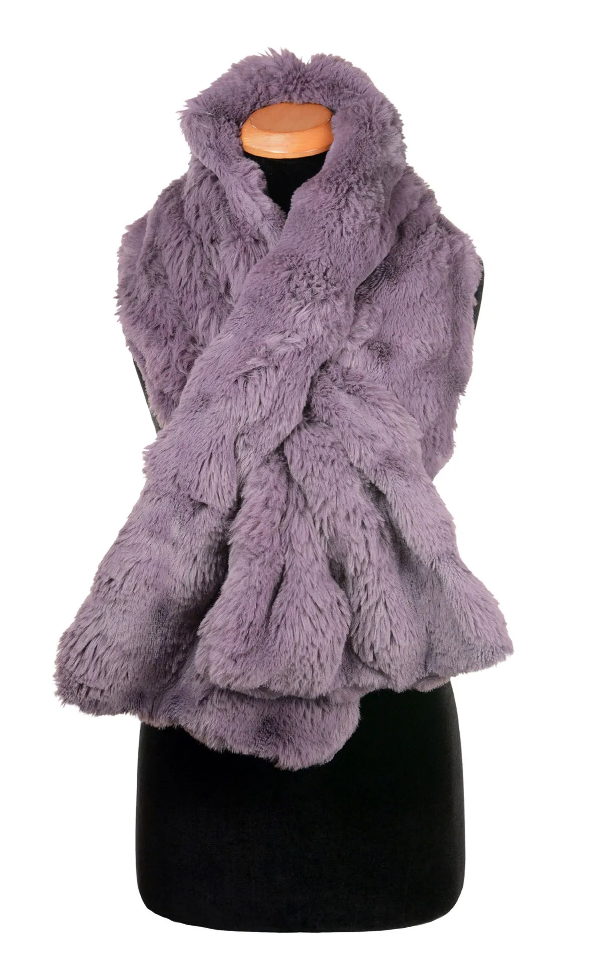 Wide Pull-Thru Scarf - Enchanted Dreams Faux Furs