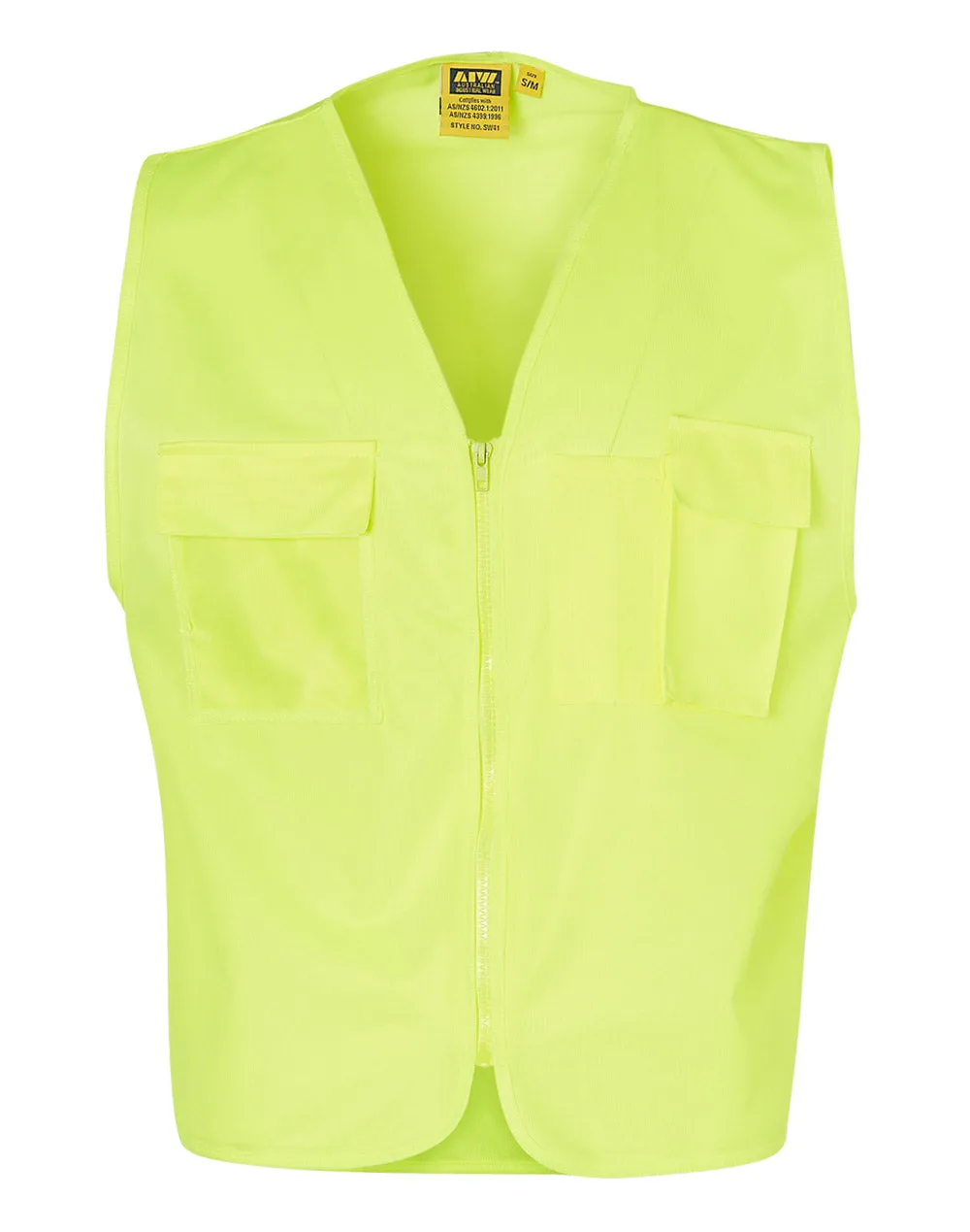 Winning Spirit High Visibility Safety Vest With ID Pocket (SW41)