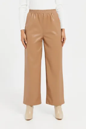 Women Beige Trouser