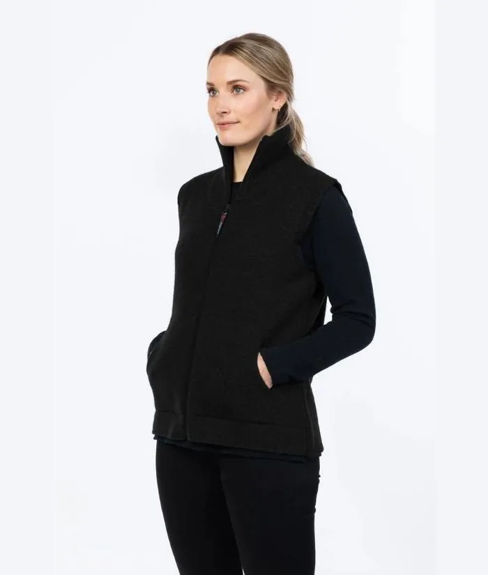 Womens Full Zip Eco Blend Vest