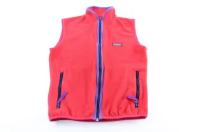 Women's Patagonia Logo Patch Pink Zip Up Vest