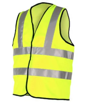 Yellow Hi Viz Waist Coat / EN Certified