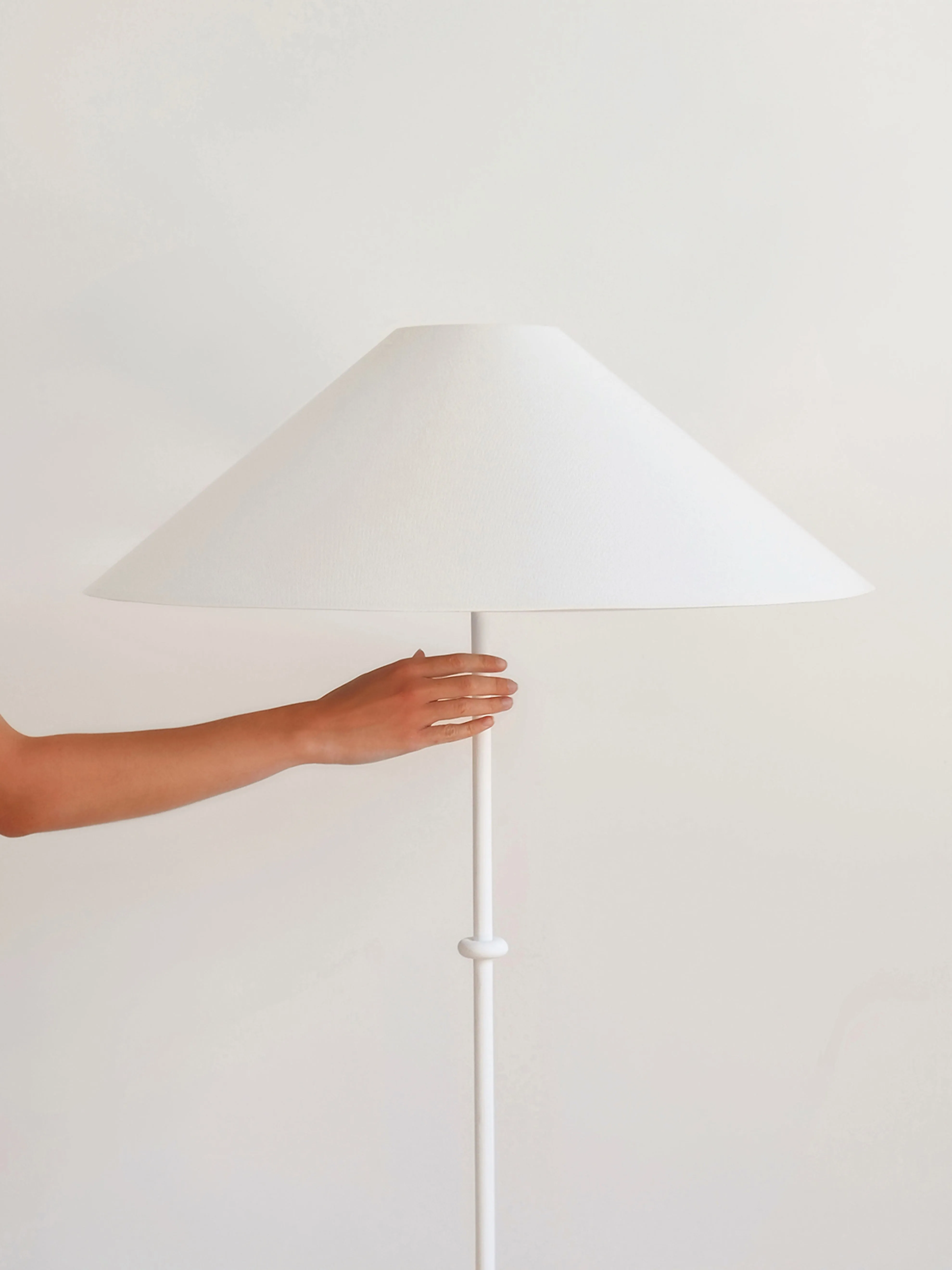 Zealous White Floor Lamp